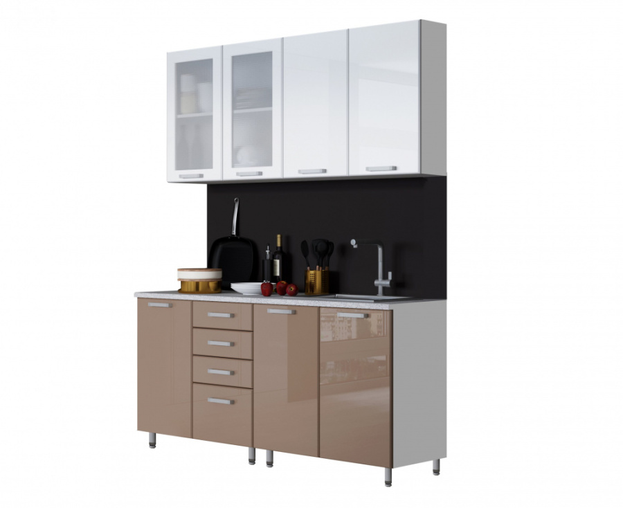 Кухня "Настя №2" 1,6м в Великом Новгороде - фото Кухня "Настя №2" 1,6м в Великом Новгороде - картинка