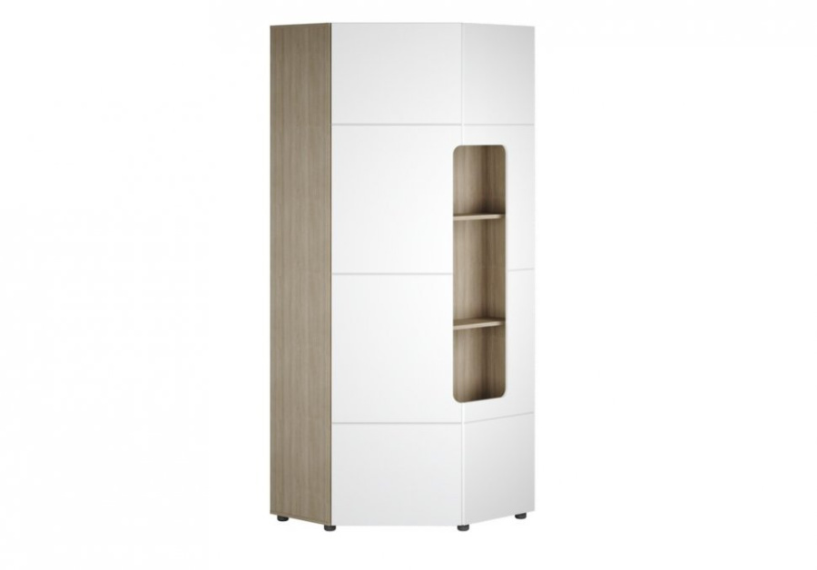 Шкаф угловой с открытыми полкам "Палермо-3" ШК-017 (362) в Великом Новгороде - фото Шкаф угловой с открытыми полкам "Палермо-3" ШК-017 (362) в Великом Новгороде - картинка