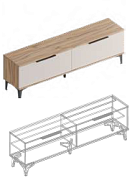 Тумба ТВ МС «Сицилия» в Великом Новгороде - картинка