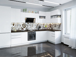 Кухня Фьюжн-02 в Великом Новгороде - фото Кухня Фьюжн-02 в Великом Новгороде - картинка