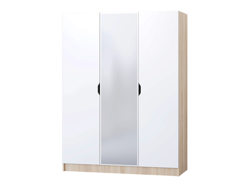 Шкаф 3-х створчатый с зеркалом "Карина-4" в Великом Новгороде - фото Шкаф 3-х створчатый с зеркалом "Карина-4" в Великом Новгороде - картинка