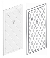 Панель под вешалки «Александрия» ПА-08 в Великом Новгороде - картинка