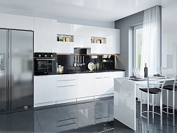 Кухня Фьюжн-01 в Великом Новгороде - фото Кухня Фьюжн-01 в Великом Новгороде - картинка