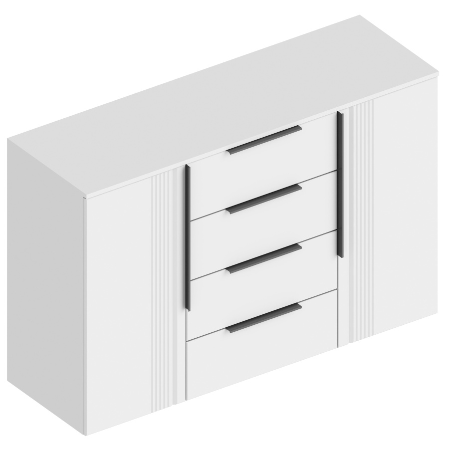 Комод Вита 2-ств с 4 ящиками в Великом Новгороде - фото Комод Вита 2-ств с 4 ящиками в Великом Новгороде - картинка