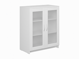 Тумба 2 двери со стеклом 78х95 СИРИУС в Великом Новгороде - картинка