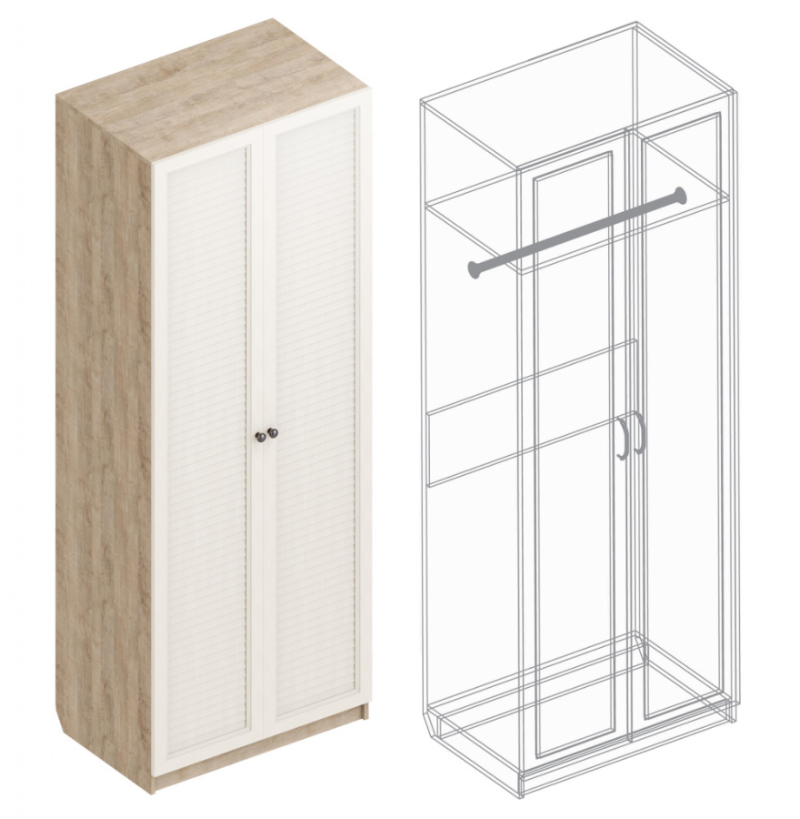 Шкаф «Филадельфия» ГФ-01 2-ств в Великом Новгороде - фото Шкаф «Филадельфия» ГФ-01 2-ств в Великом Новгороде - картинка