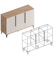 Комод 3-ств. МС «Сицилия» в Великом Новгороде - картинка