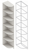 Стеллаж угловой «Александрия» ДА-05 в Великом Новгороде - картинка
