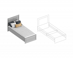 Кровать Вита 0.9 в Великом Новгороде - картинка