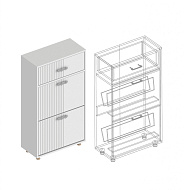 Обувница «Сандра» 2-ств с ящиком в Великом Новгороде - картинка