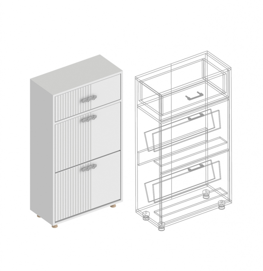 Обувница «Сандра» 2-ств с ящиком в Великом Новгороде - картинка