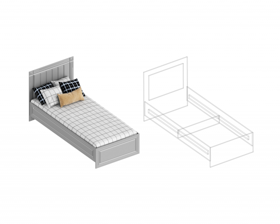 Кровать Вита 0.9 в Великом Новгороде - картинка