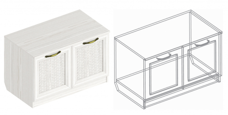 Тумба «Александрия» ПА-06 2 ств. в Великом Новгороде - картинка