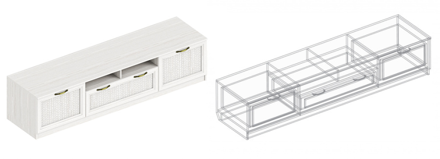 Тумба под ТВ «Александрия» ГА-07 в Великом Новгороде - картинка