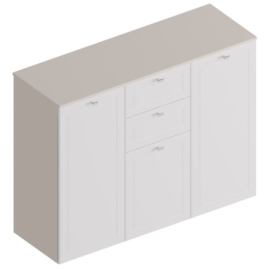 Комод 3-ств с 2 ящиками МС "Лорэн" в Великом Новгороде - фото Комод 3-ств с 2 ящиками МС "Лорэн" в Великом Новгороде - картинка