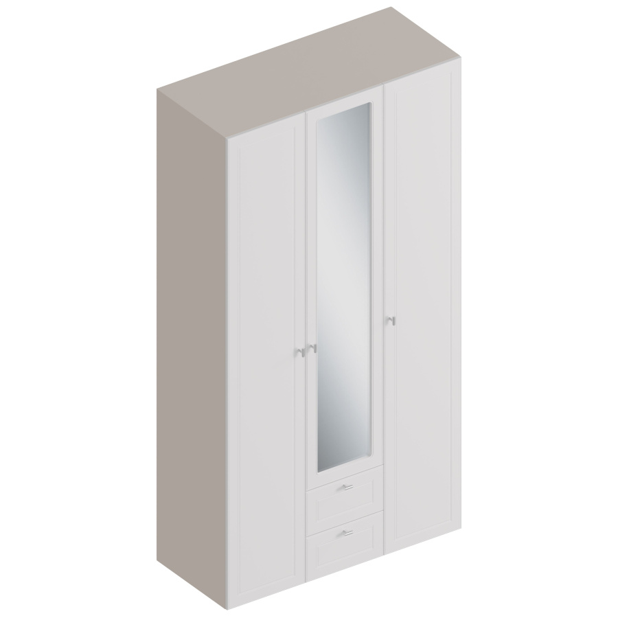 Шкаф 3-ств с 2 ящиками МС "Лорэн" в Великом Новгороде - фото Шкаф 3-ств с 2 ящиками МС "Лорэн" в Великом Новгороде - картинка