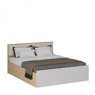 Кровать "Норд" 1,6*2,0 м с подъемным механизмом (КРПМ-160) Дуб сонома / Софт даймонд. Спальное место  в Великом Новгороде - картинка