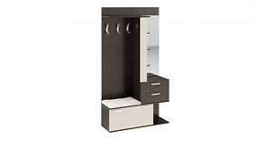 Вешалка комбинированная с крючками и зеркалом "Эрика" в Великом Новгороде - фото Вешалка комбинированная с крючками и зеркалом "Эрика" в Великом Новгороде - картинка