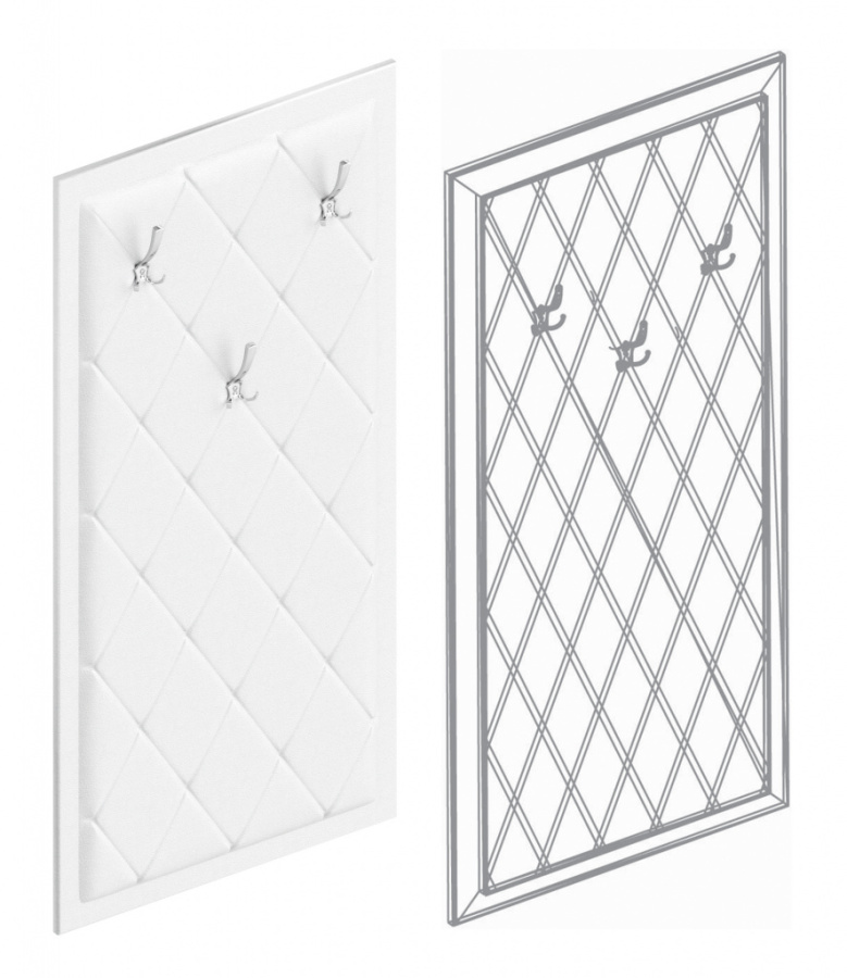 Панель под вешалки «Александрия» ПА-08 в Великом Новгороде - фото Панель под вешалки «Александрия» ПА-08 в Великом Новгороде - картинка