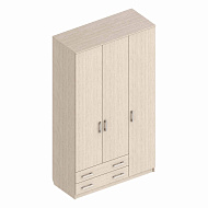 Шкаф «Универсал» 3х-ств. с 2 ящиками в Великом Новгороде - картинка