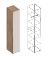 Пенал 1-ств с полками МС «Сицилия» в Великом Новгороде - картинка