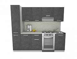 Кухня "Симпл" 2,5м (Н) в Великом Новгороде - картинка