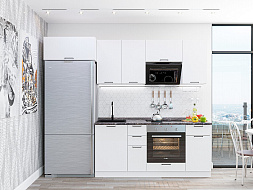 Кухня Флэт-01 в Великом Новгороде - картинка