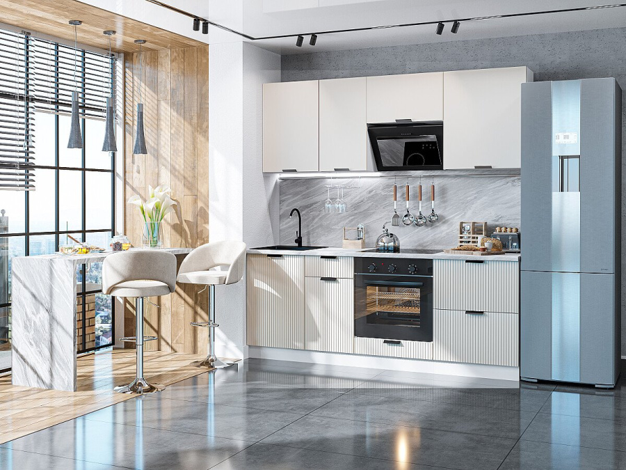 Кухня Евро Лайн-02 в Великом Новгороде - картинка