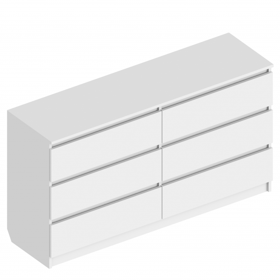 Комод «Бьянко» с 6 ящиками в Великом Новгороде - фото Комод «Бьянко» с 6 ящиками в Великом Новгороде - картинка