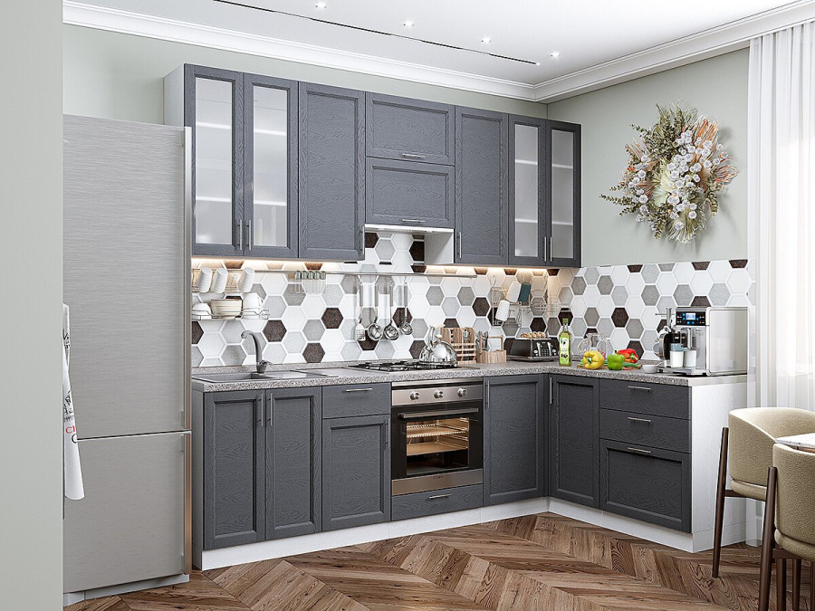 Кухня Сканди-04 в Великом Новгороде - фото Кухня Сканди-04 в Великом Новгороде - картинка