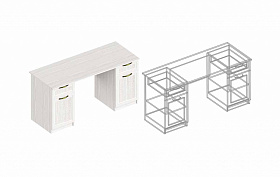 Стол письменный «Александрия» 2-х тумбовый ДА-18 в Великом Новгороде - картинка