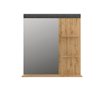 Полка настенная с зеркалом Грейс LUS 80 в Великом Новгороде - картинка