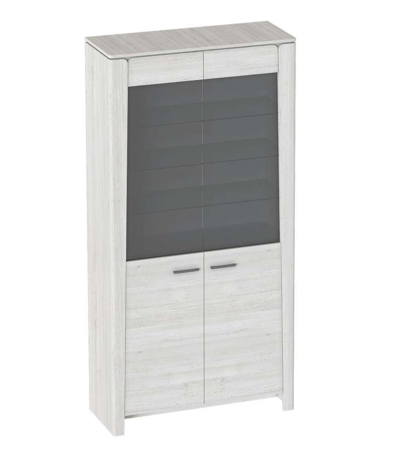 Шкаф -витрина двухдверный "Мальта" гостиная в Великом Новгороде - фото Шкаф -витрина двухдверный "Мальта" гостиная в Великом Новгороде - картинка