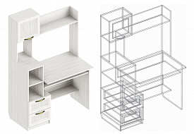 Стол компьютерный «Александрия» ДА-12 в Великом Новгороде - картинка