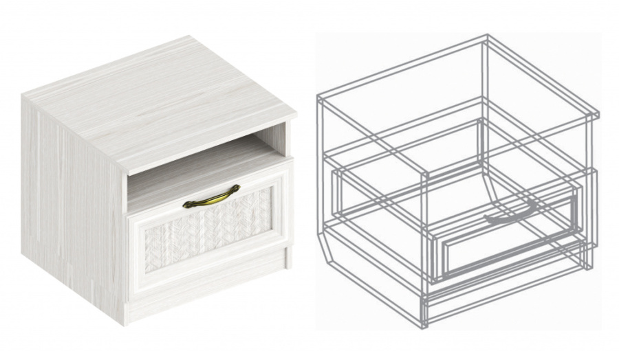 Тумба прикроватная «Александрия» СА-05 в Великом Новгороде - картинка