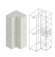 Шкаф «Анита» 2-ств угловой в Великом Новгороде - фото Шкаф «Анита» 2-ств угловой в Великом Новгороде - картинка