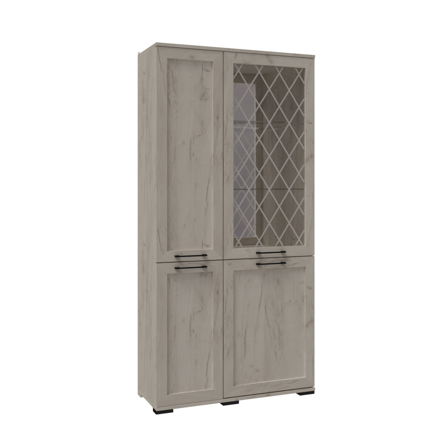 Шкаф с полками и витриной "София" СШ-2 в Великом Новгороде - фото Шкаф с полками и витриной "София" СШ-2 в Великом Новгороде - картинка