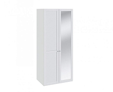 Шкаф для одежды с 1-ой глухой и 1-ой с зеркальной дверью «Ривьера» (582) в Великом Новгороде - картинка