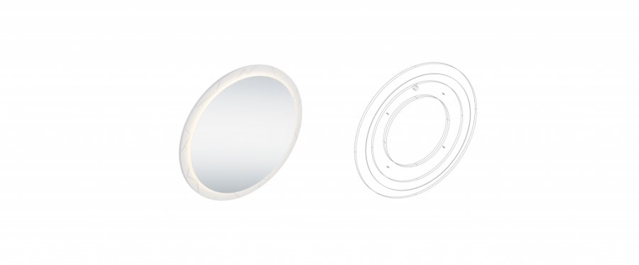 Зеркало круглое с подсветкой МДФ «Сандра» в Великом Новгороде - фото Зеркало круглое с подсветкой МДФ «Сандра» в Великом Новгороде - картинка