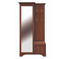 Шкаф с вешалкой левый Кентаки в Великом Новгороде - фото Шкаф с вешалкой левый Кентаки в Великом Новгороде - картинка