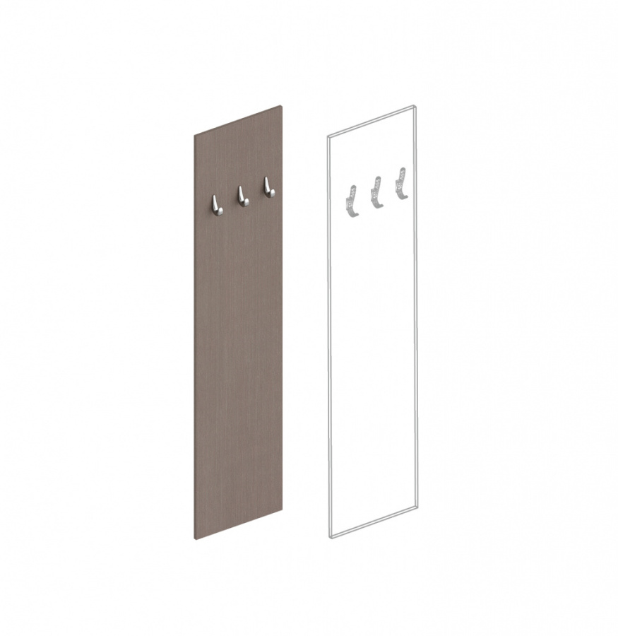 Панель под вешалки ЛДСП «Анита» в Великом Новгороде - картинка