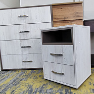 Тумба прикроватная «Анита» с 2 ящиками и нишей в Великом Новгороде - картинка