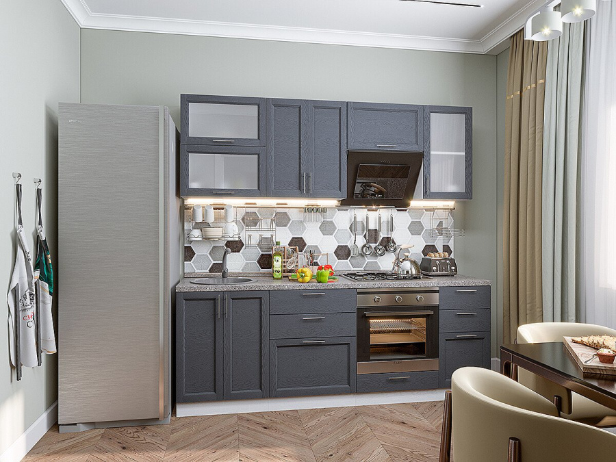 Кухня Сканди-02 в Великом Новгороде - фото Кухня Сканди-02 в Великом Новгороде - картинка