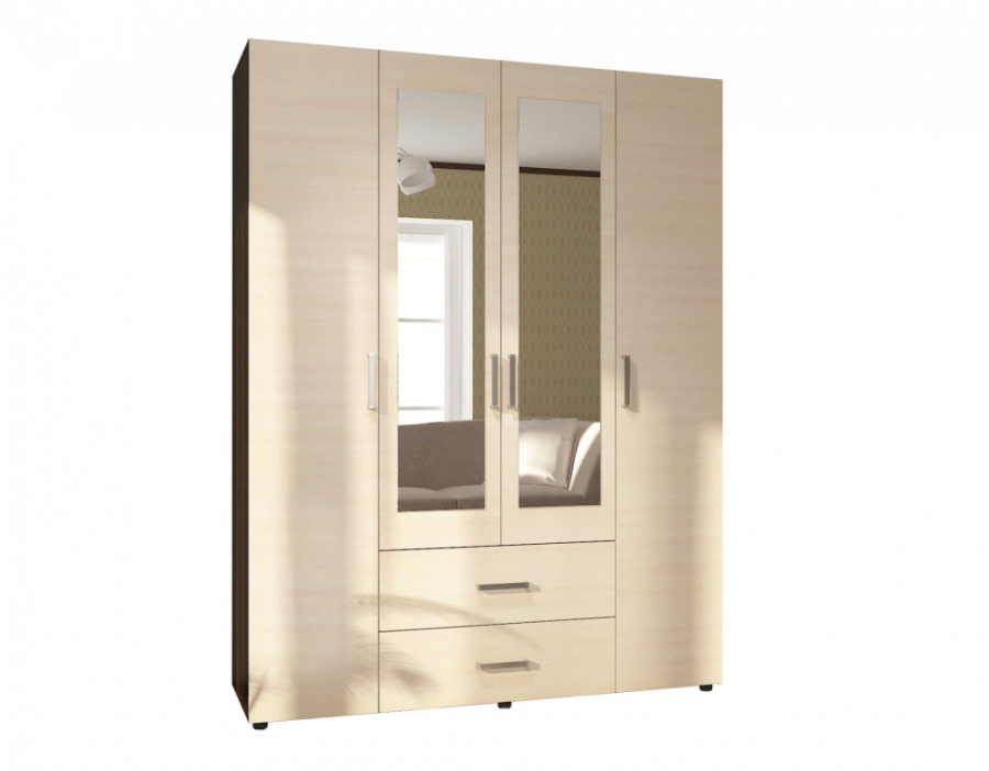 Шкаф 4-х створчатый "ЭВА" ШК-020 в Великом Новгороде - фото Шкаф 4-х створчатый "ЭВА" ШК-020 в Великом Новгороде - картинка