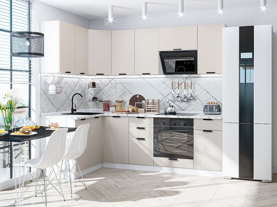 Кухня Евро Лайн-05 в Великом Новгороде - фото Кухня Евро Лайн-05 в Великом Новгороде - картинка