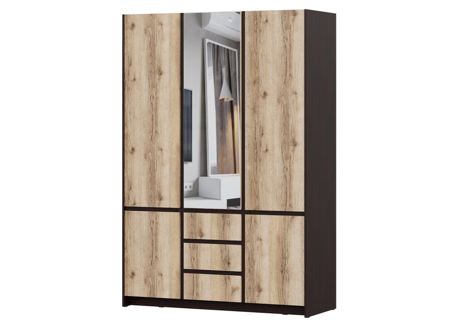 Шкаф трёхстворчатый «Прага» в Великом Новгороде - фото Шкаф трёхстворчатый «Прага» в Великом Новгороде - картинка