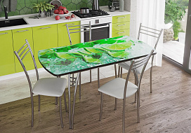 Обеденная группа с раздвижным столом в Великом Новгороде - картинка