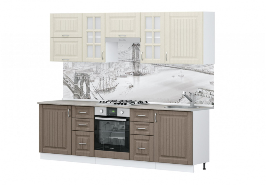 Кухня "Виола Нео" 2,6м (кантри) в Великом Новгороде - картинка