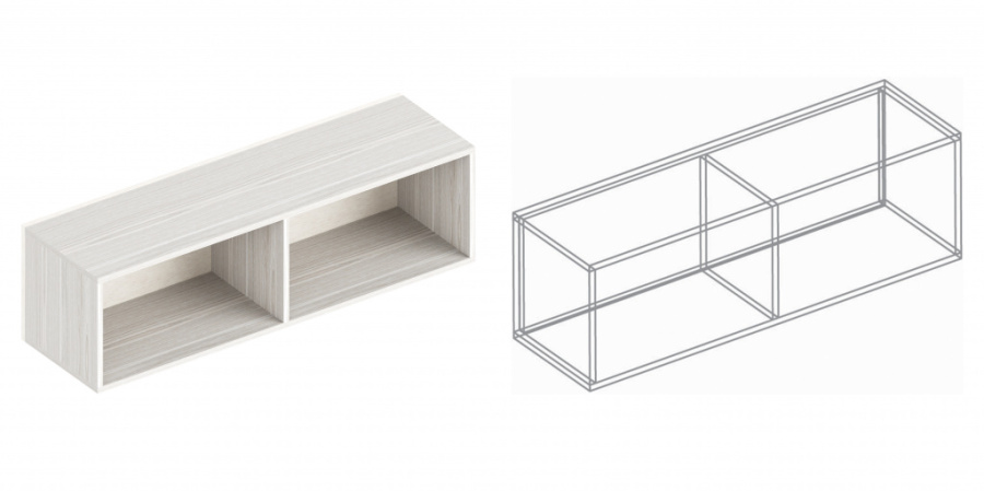 Полка настенная «Александрия» ДА-04 в Великом Новгороде - картинка