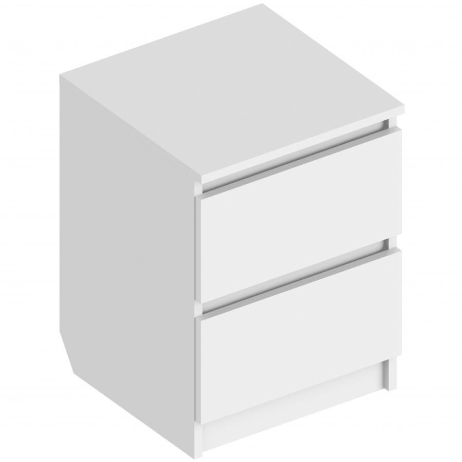 Тумба прикроватная «Бьянко» с 2 ящиками в Великом Новгороде - картинка